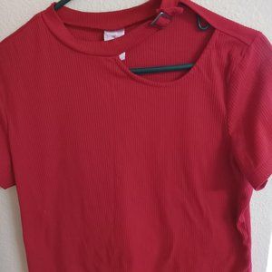 Girls red shirt size 15-17